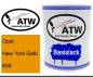 Preview: Opel, New York Gelb, 658: 1L Lackdose, von ATW Autoteile West.